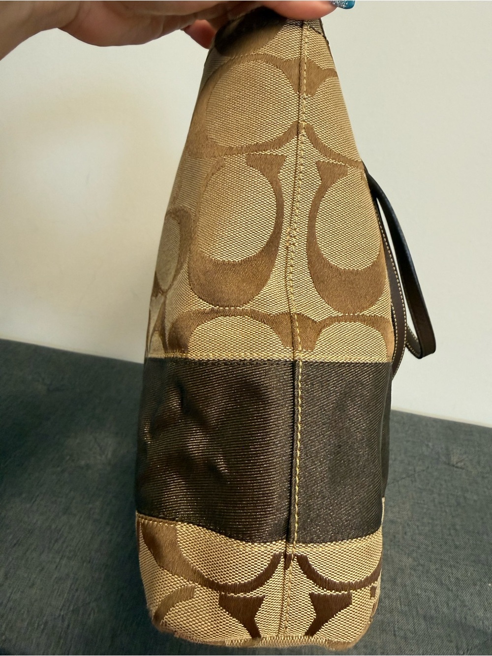 Coach Legacy Stripe Tote 11099 - Picture 4 of 15